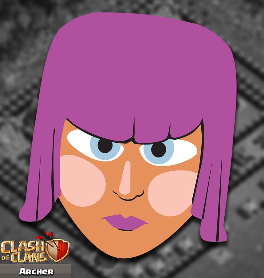 Clash of Clans - Archer - Mask