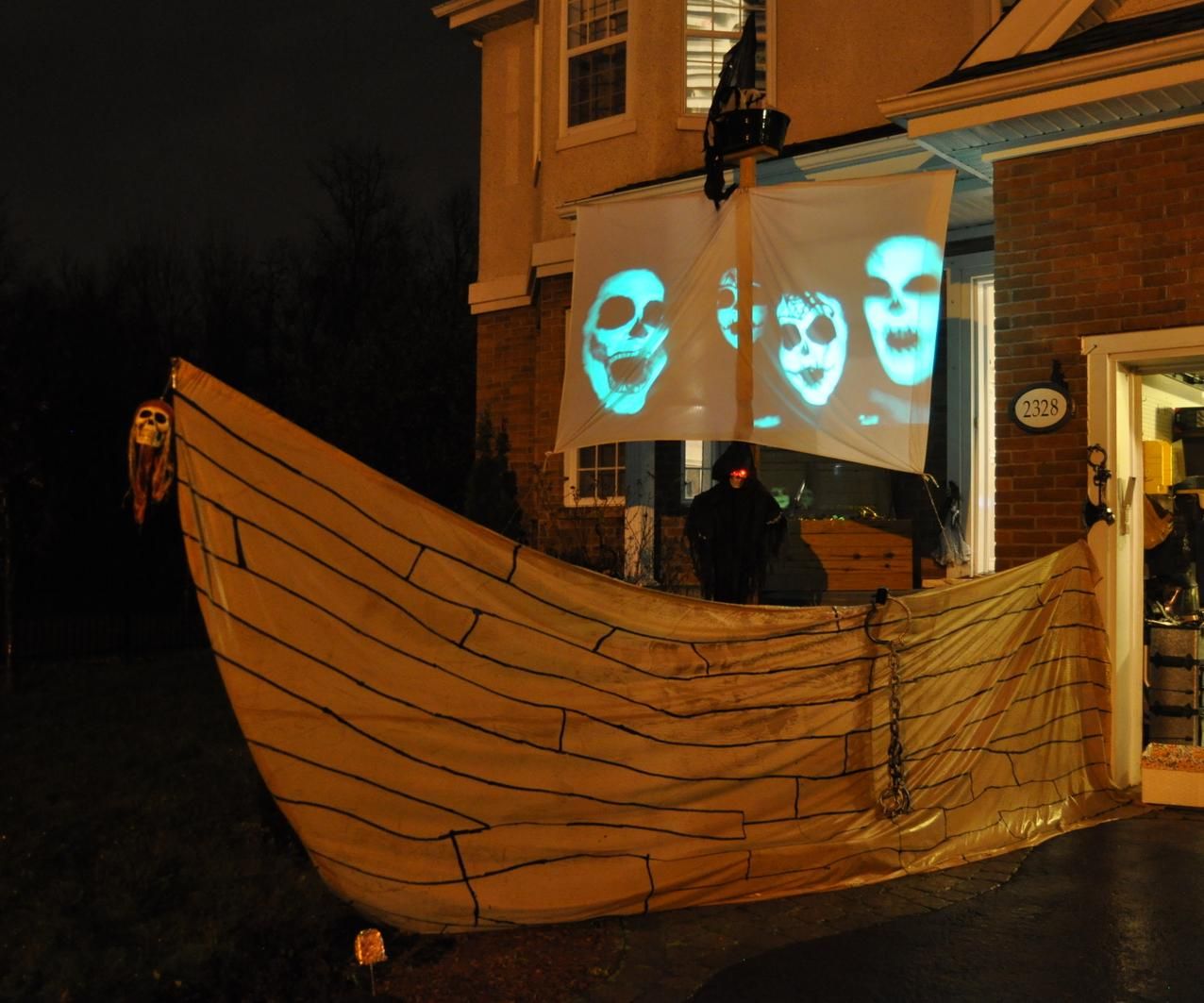 Colossal Pirate Ship Decor