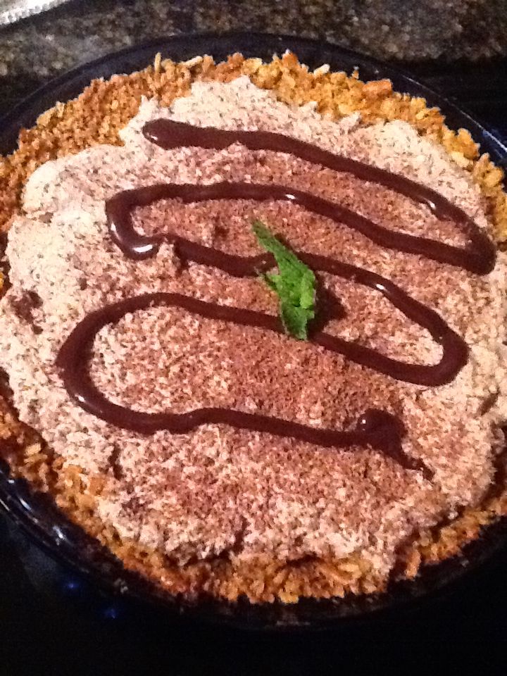 Gluten Free Chocolate-Orange Cream Pretzel Pie