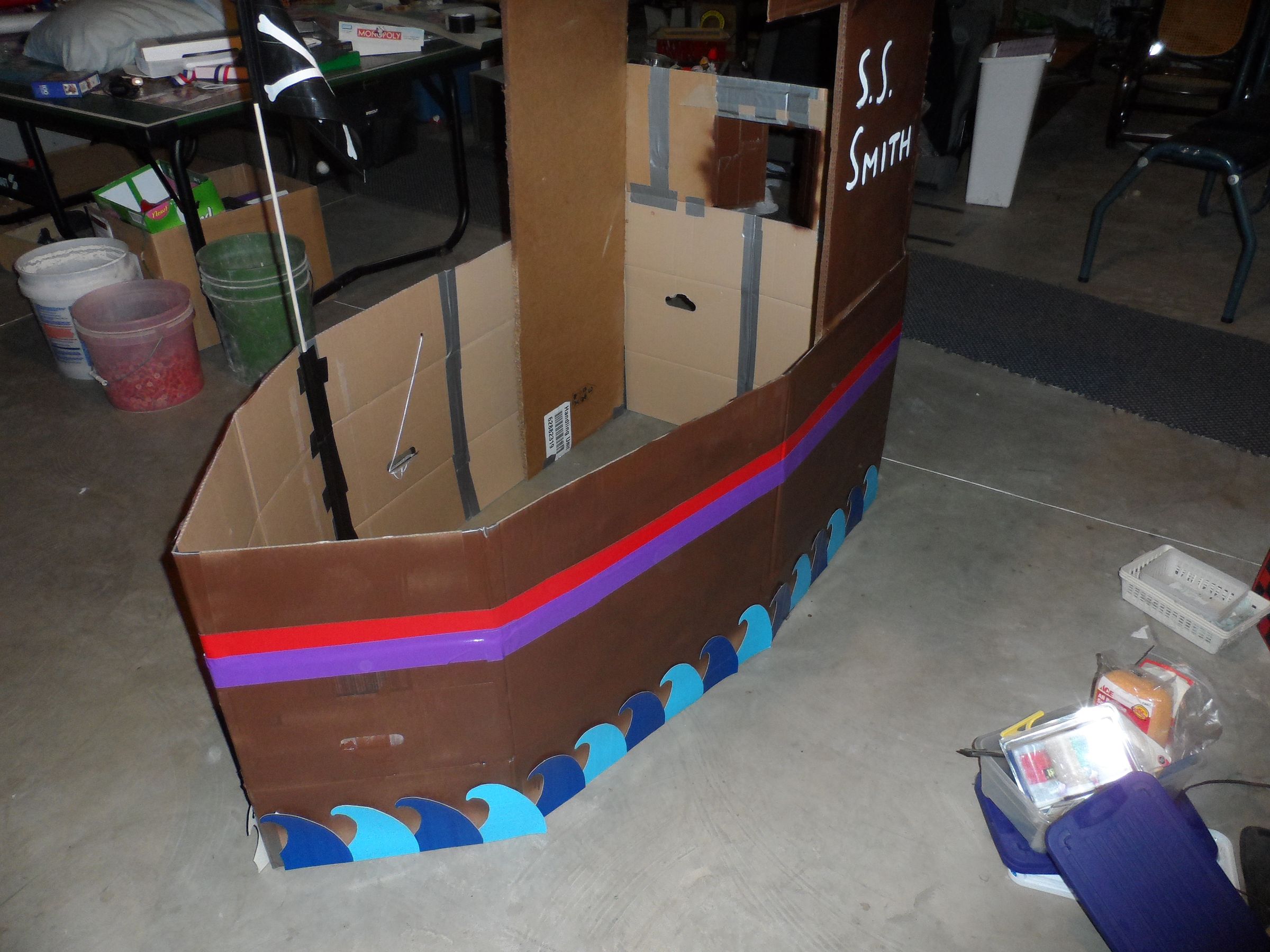 Duct Tape and Cardboard Boat! Instructables