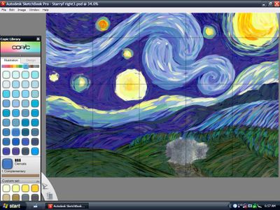 Background Brush Strokes