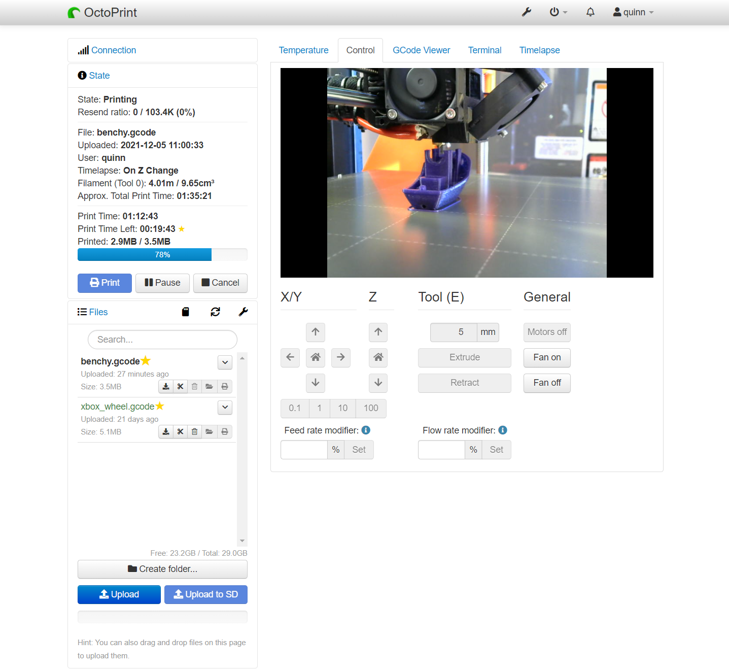 Setup OctoPrint Remote Access, cam Monitoring, and Control 7 Steps