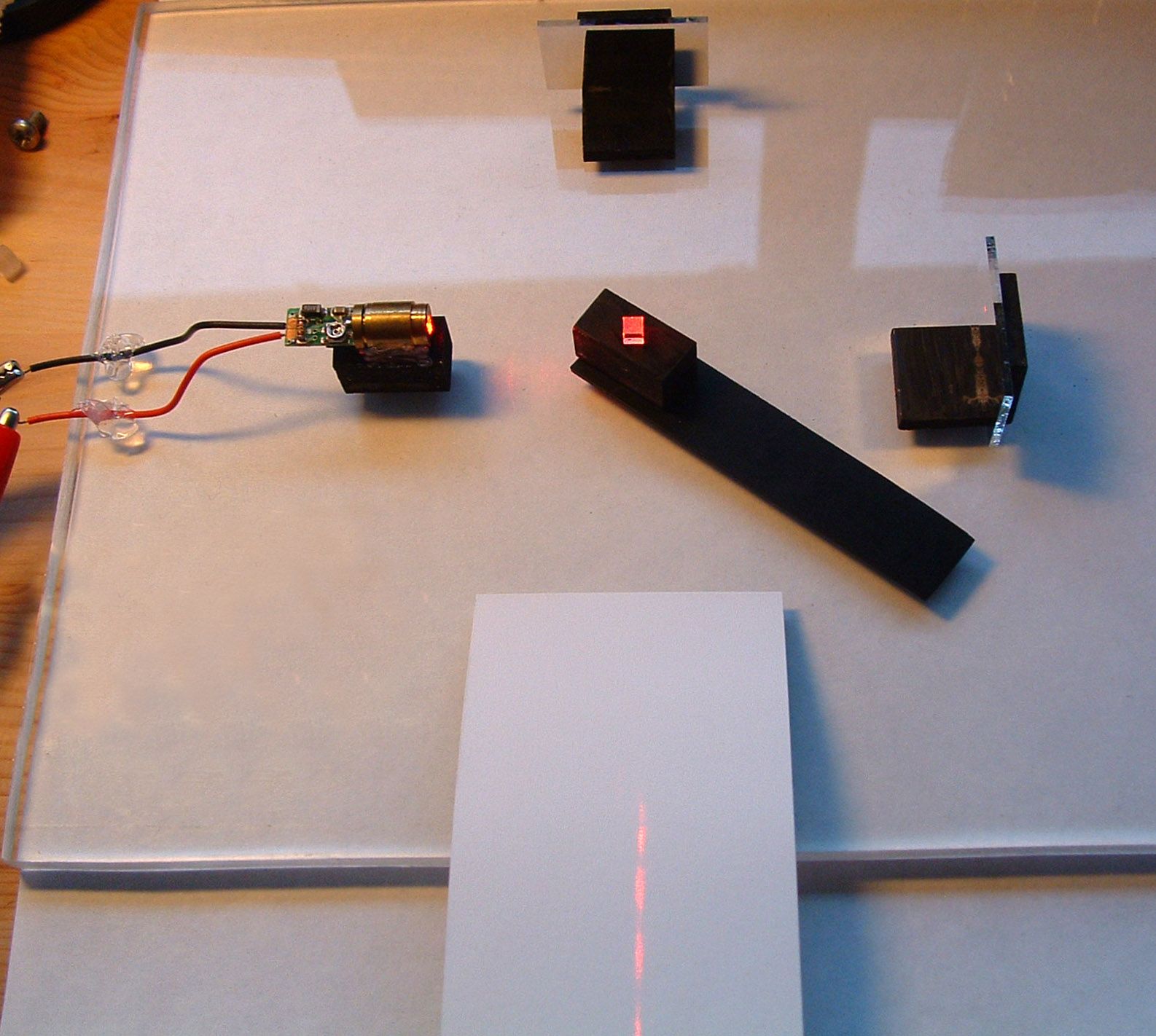 Desktop Michelson-Morely Interferometer
