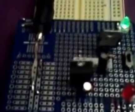 Breadboard Power Supply With a Slide Switch for Selecting Voltage