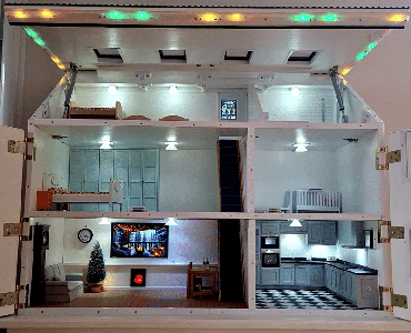 Doll House Christmas Lights