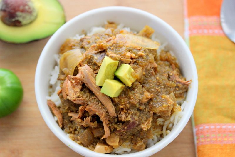 Crock Pot Green Chili Chicken Stew (Tomatillo Stew)