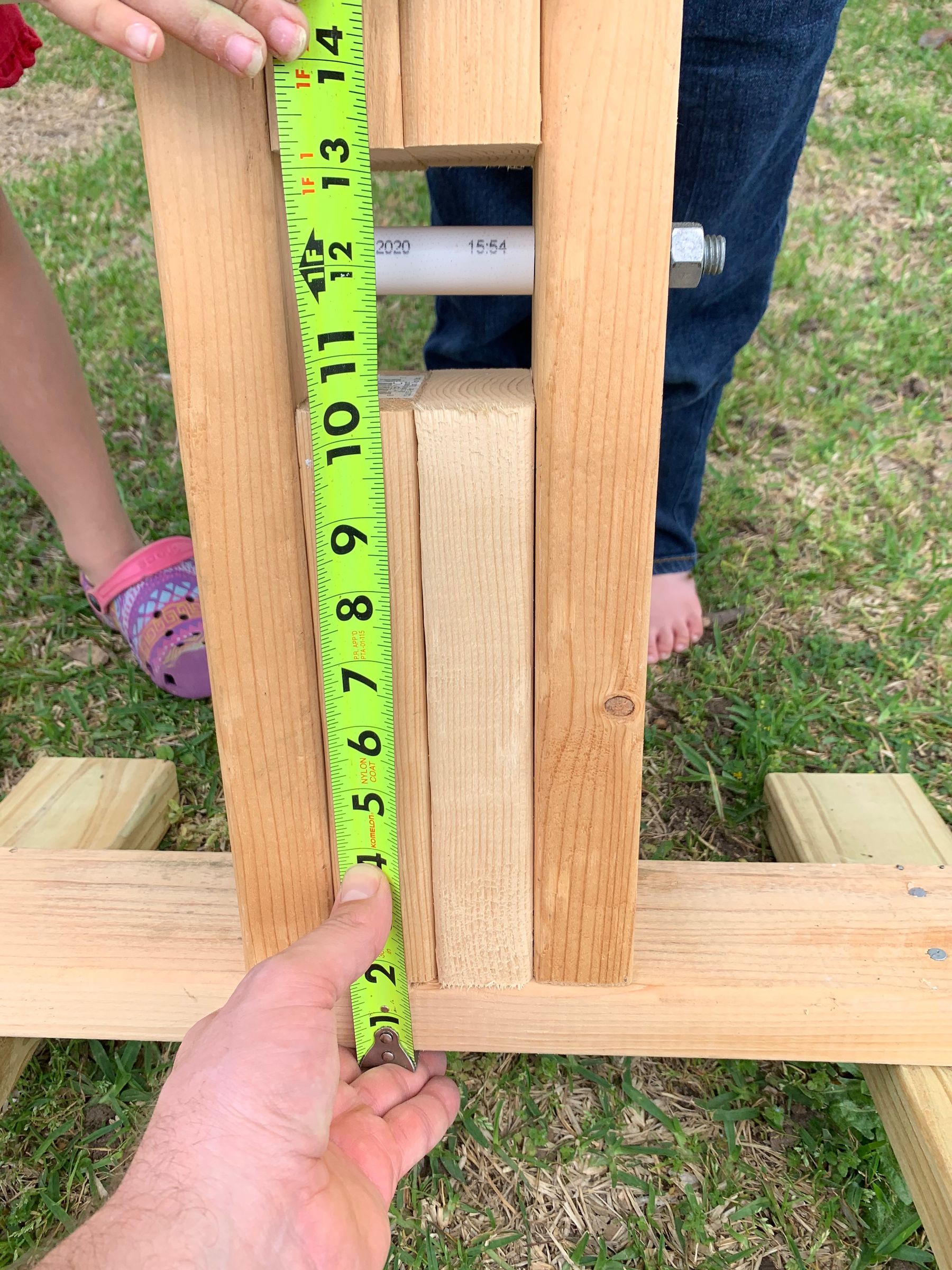 Slackline Without Trees for Kids 3 Steps Instructables