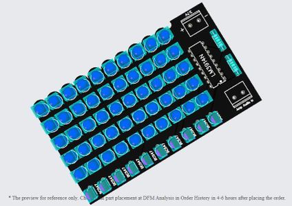 Music Activated LED Light Circuit Using LM 3914 (JLCPCB)