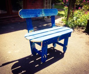 Pallet Garden Bench