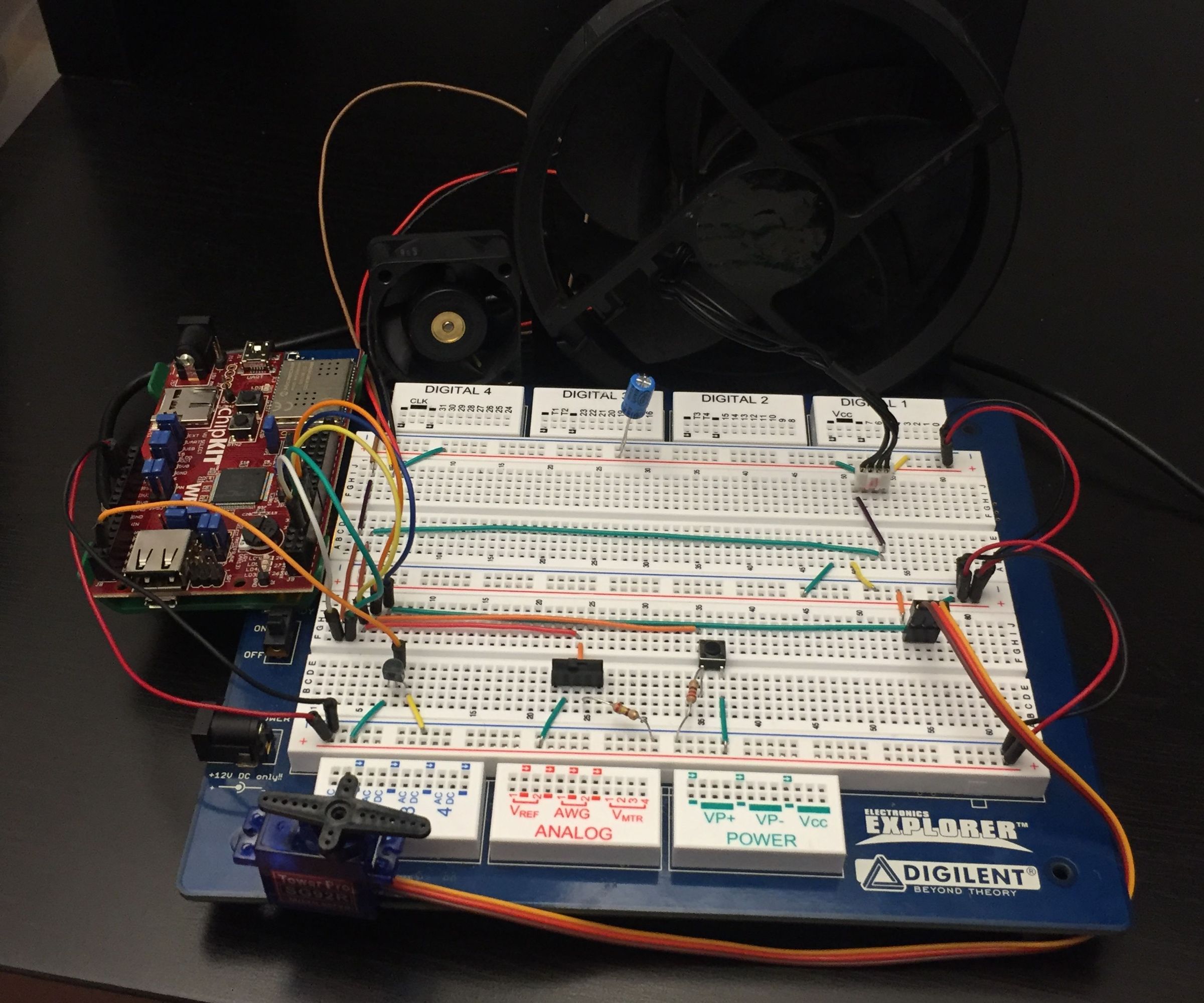 Thermistor - Fan Control Using LabVIEW