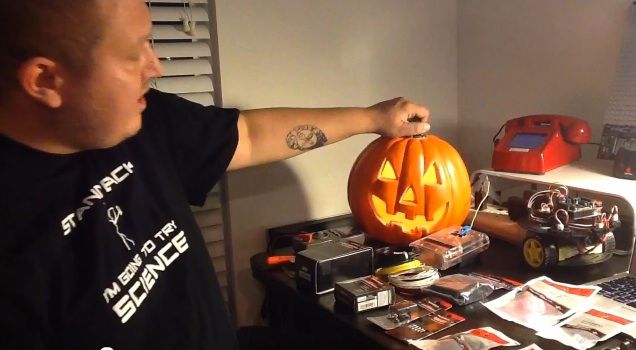 Arduino Powered Haunted Pumpkin