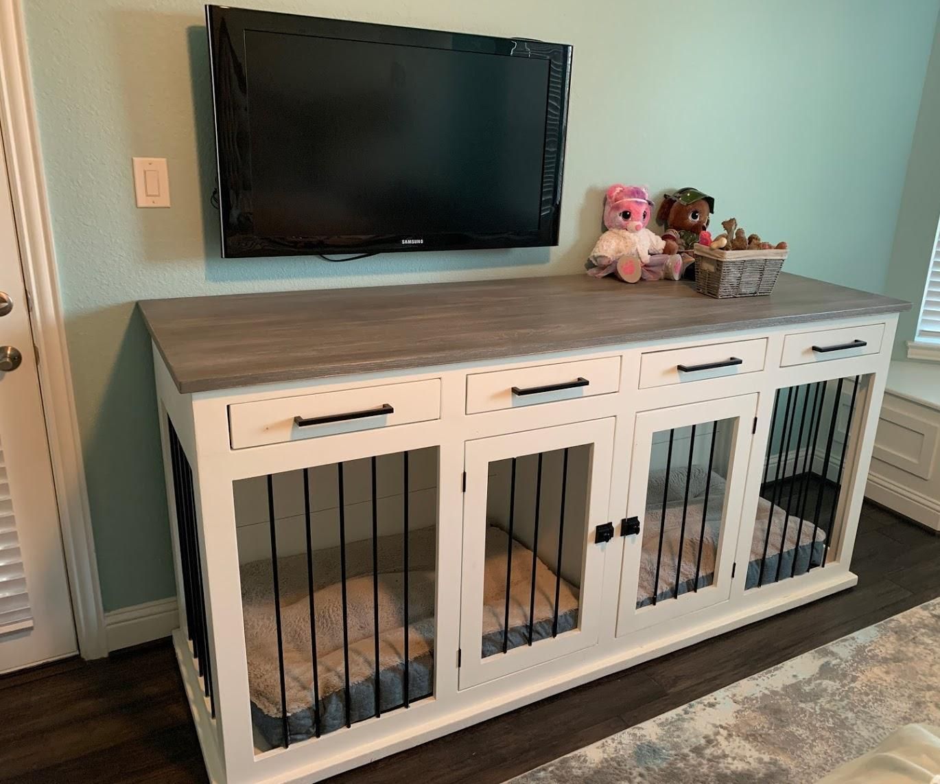 Tv Stand Dog Kennelnull