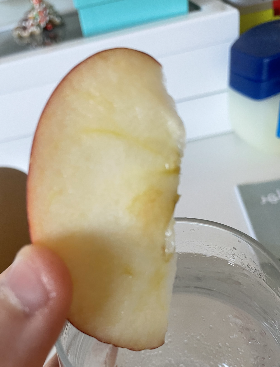 apple browning experiment application Hypothesis