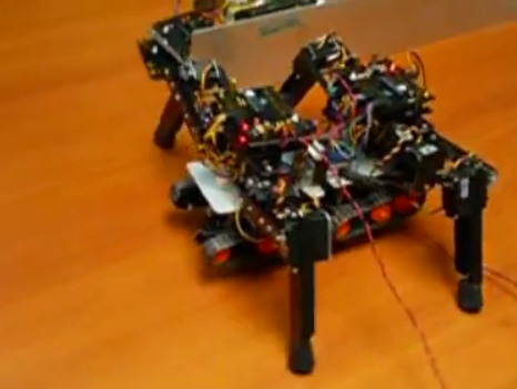 4 Legged Robot Transformation (2 Robots Merging Into 1)