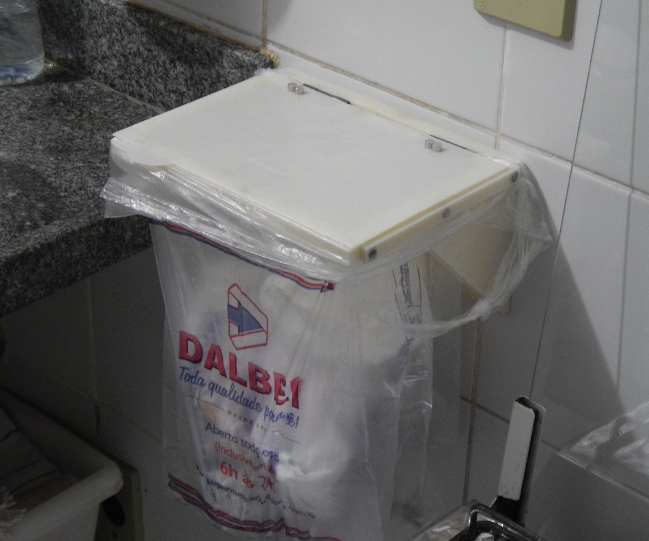 3D Printed Hanging Kitchen Waste Bin
