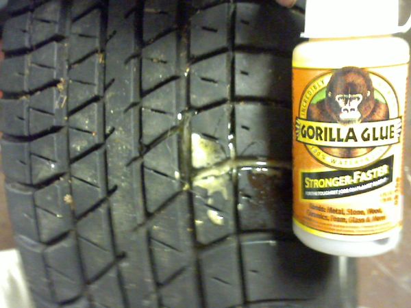Tire Plug: Gorilla Glue Edition