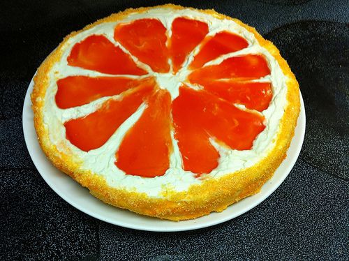 Grapefruit Mousse Pie
