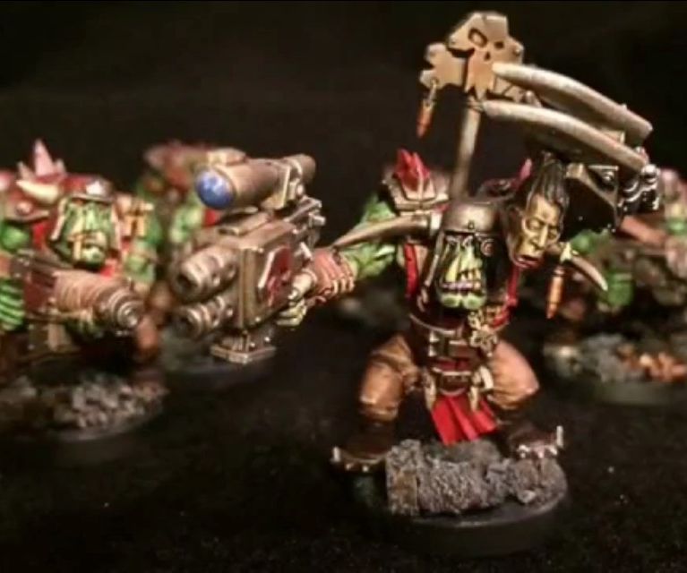 How To Speed Paint Ork Miniatures