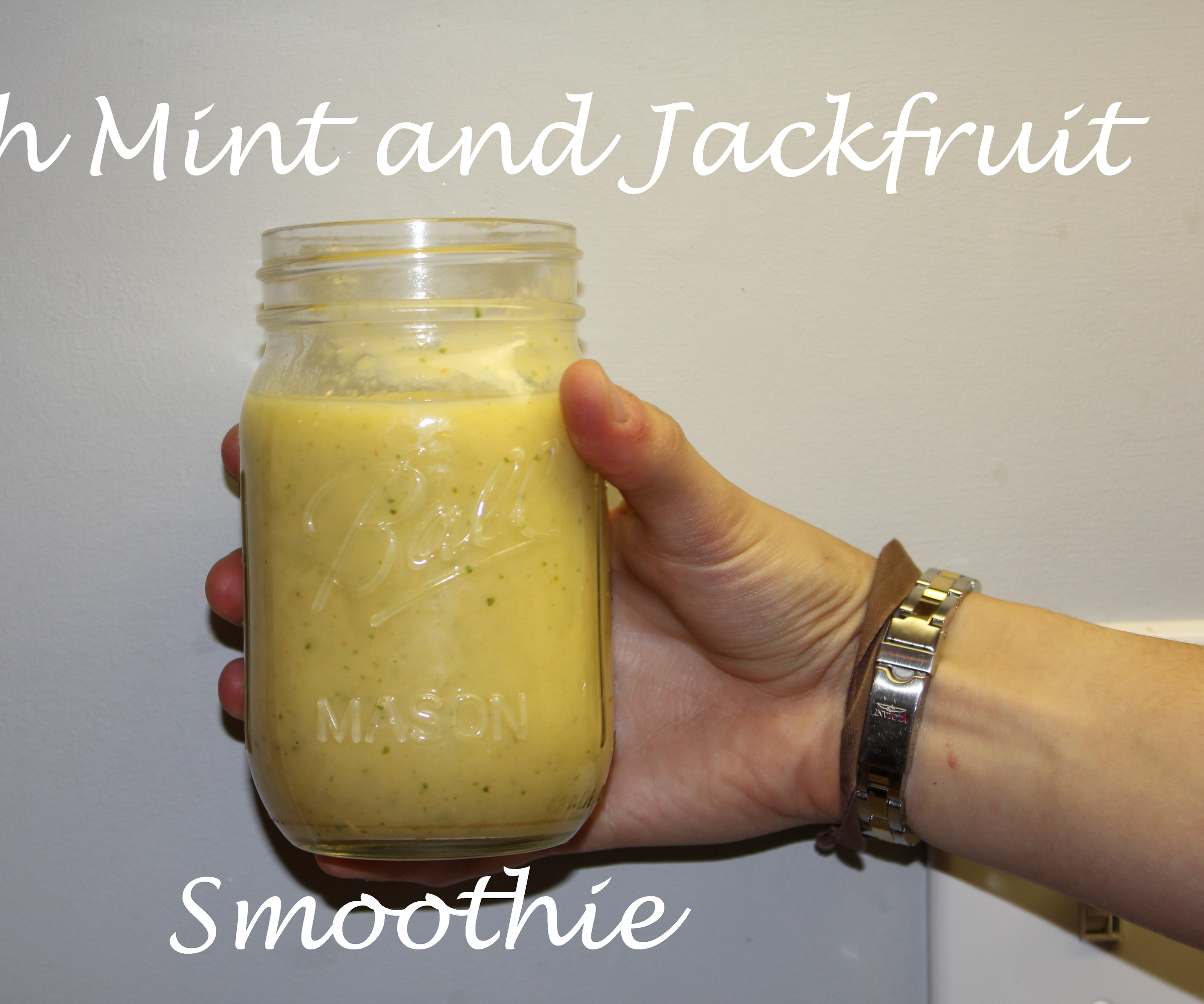 Fresh Mint and Jackfruit Smoothie