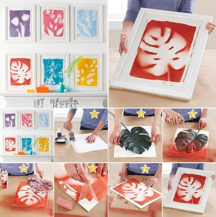 Leaf Stamp Art (DIY)