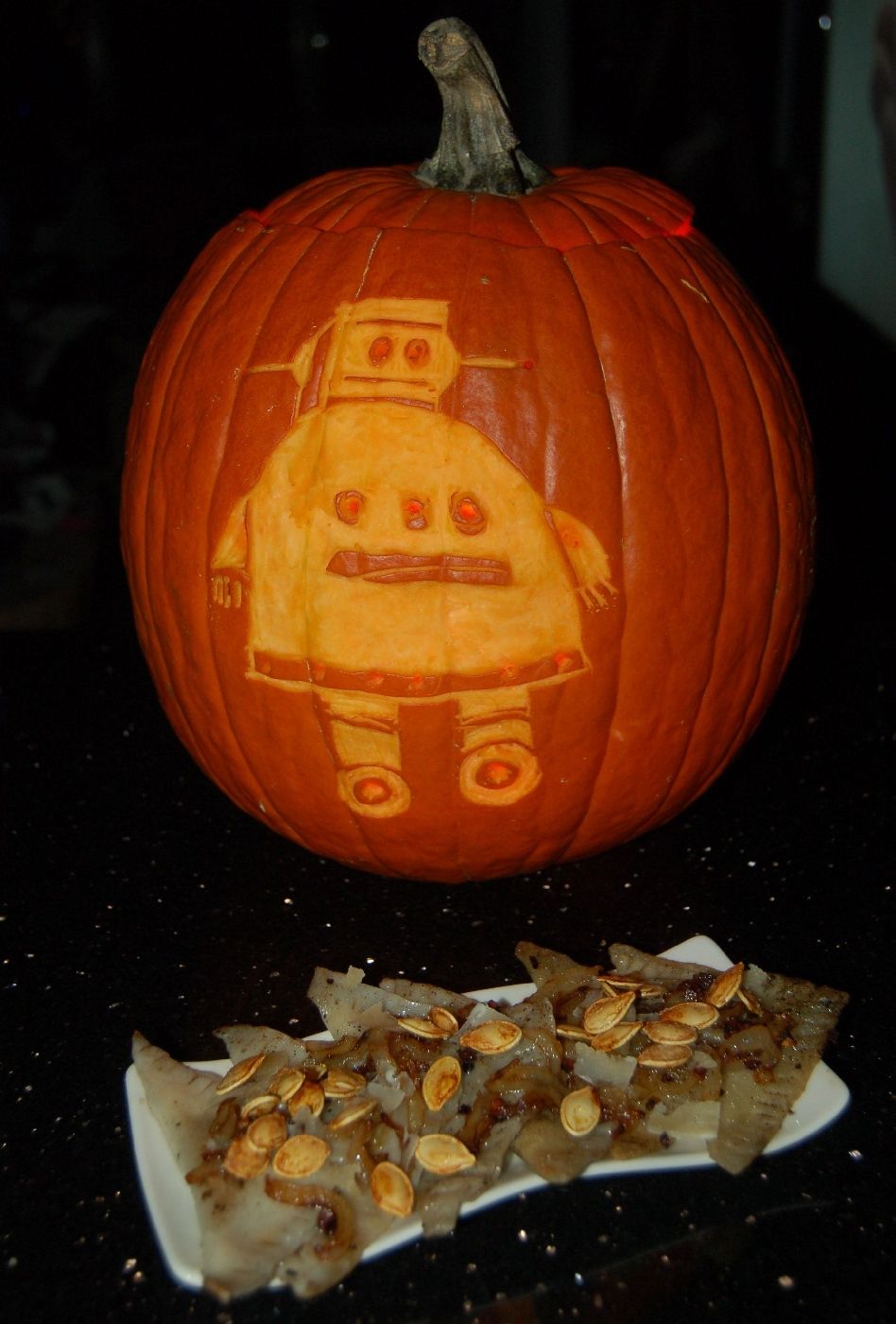 Cheater Halloween Pumpkin Ravioli W/ Caramelized Onions