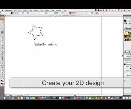 How to create original artwork for a 3D printer: Illustrator to Tinkercad (SVG)