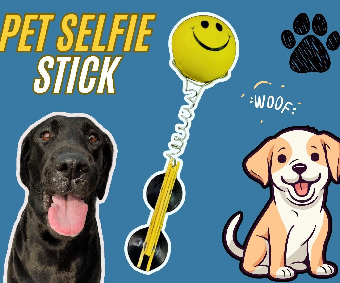 Pet Selfie Stick - Grab Your Pet's Attention for Perfect Photos! 🐾📸