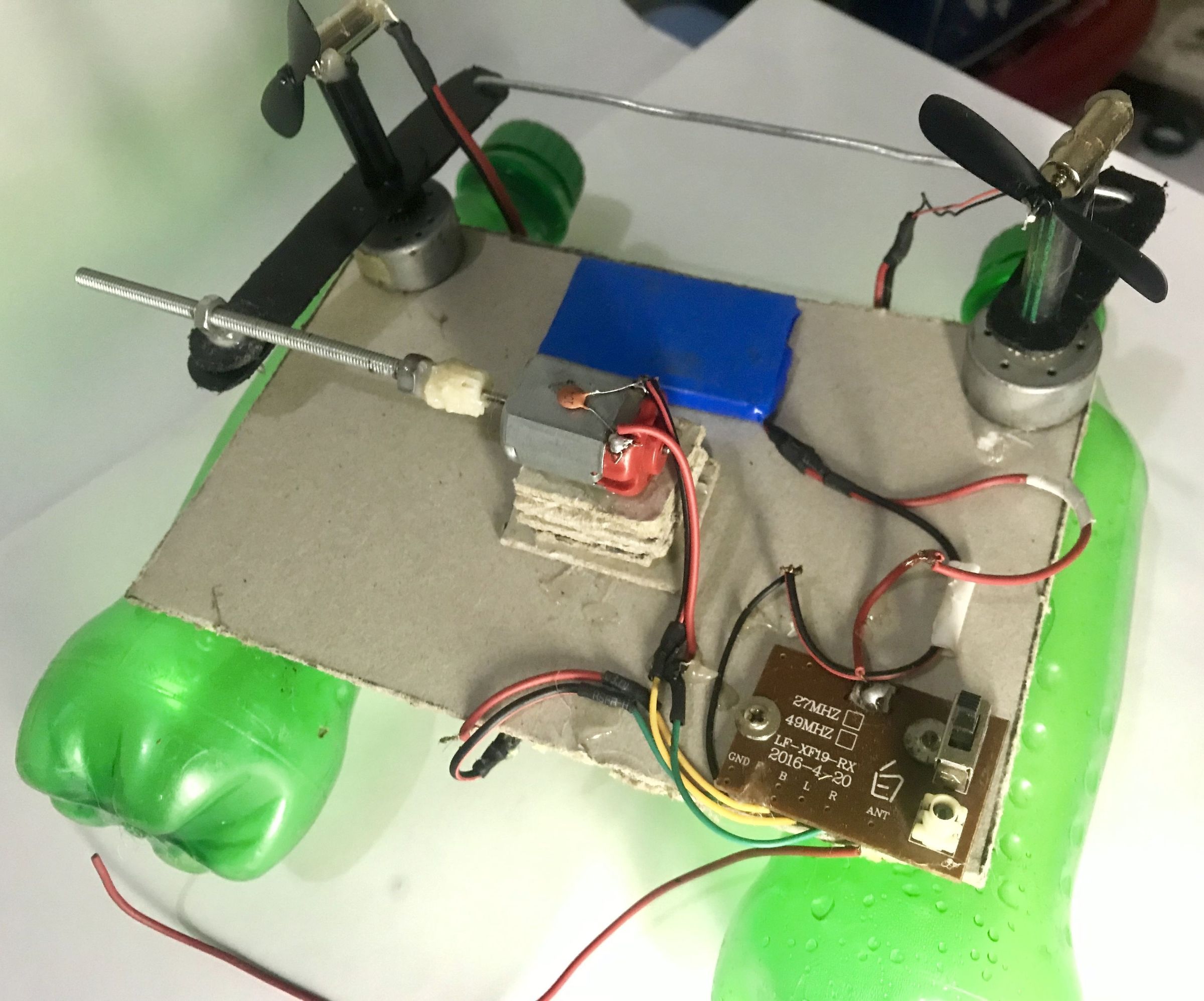 Dual Thruster RC Airboat