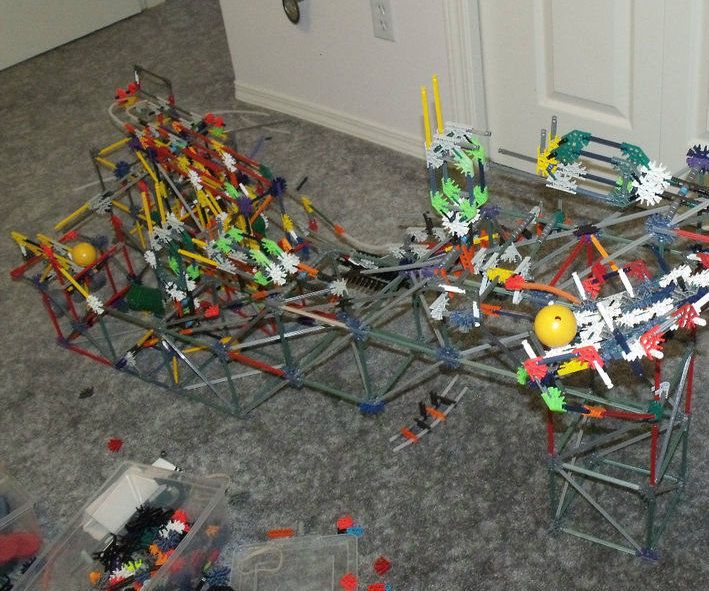 Blizard 1.4 a Knex Ballmachine in Progress (Updated)