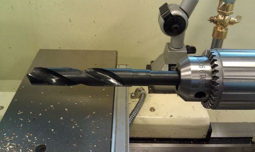 Boring the Center Hole