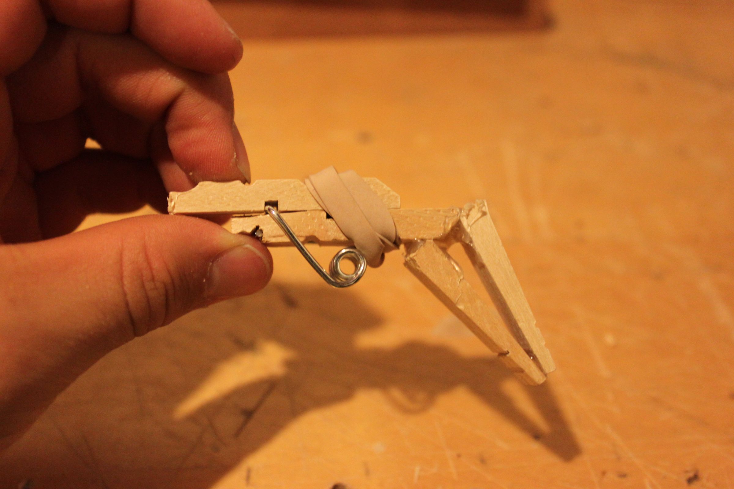 Clothespin Clip Gun 7 Steps Instructables