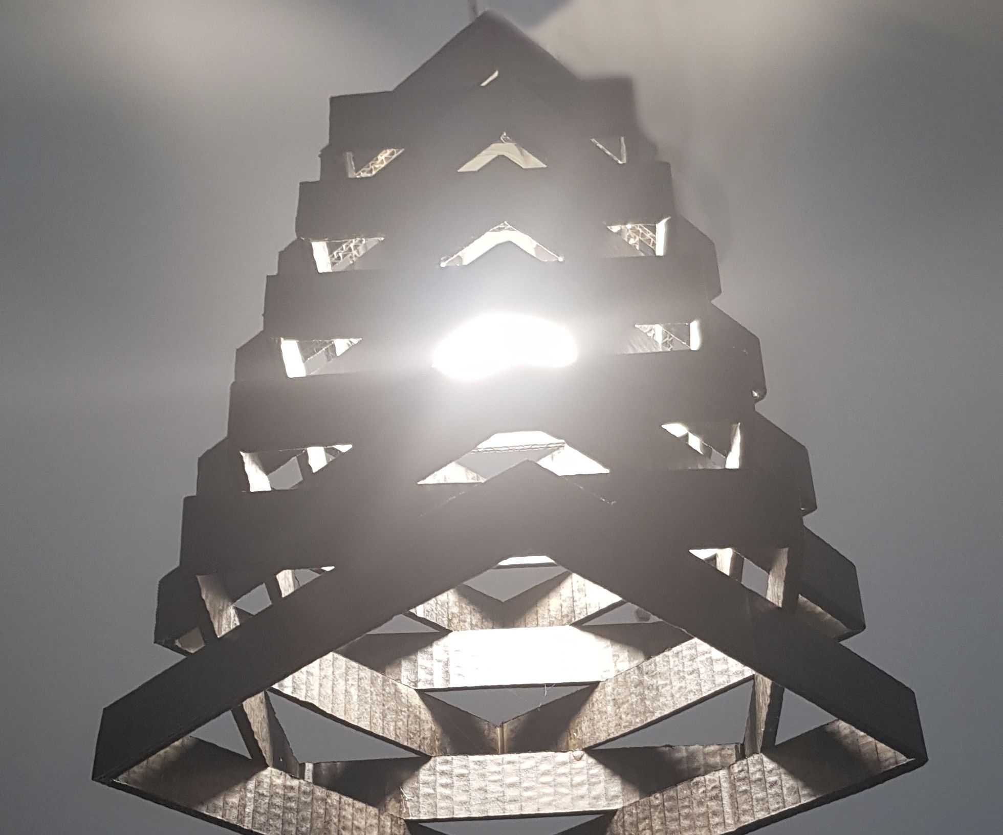 Cardboard Stylish Chandelier 
