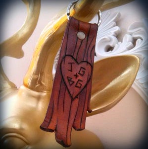 Leather Bark Keychain