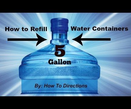 How to Refill (Primo 5 Gallon Water Containers