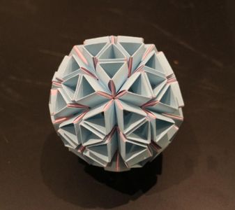 Icosahedron Sphere (from A4 Papers)