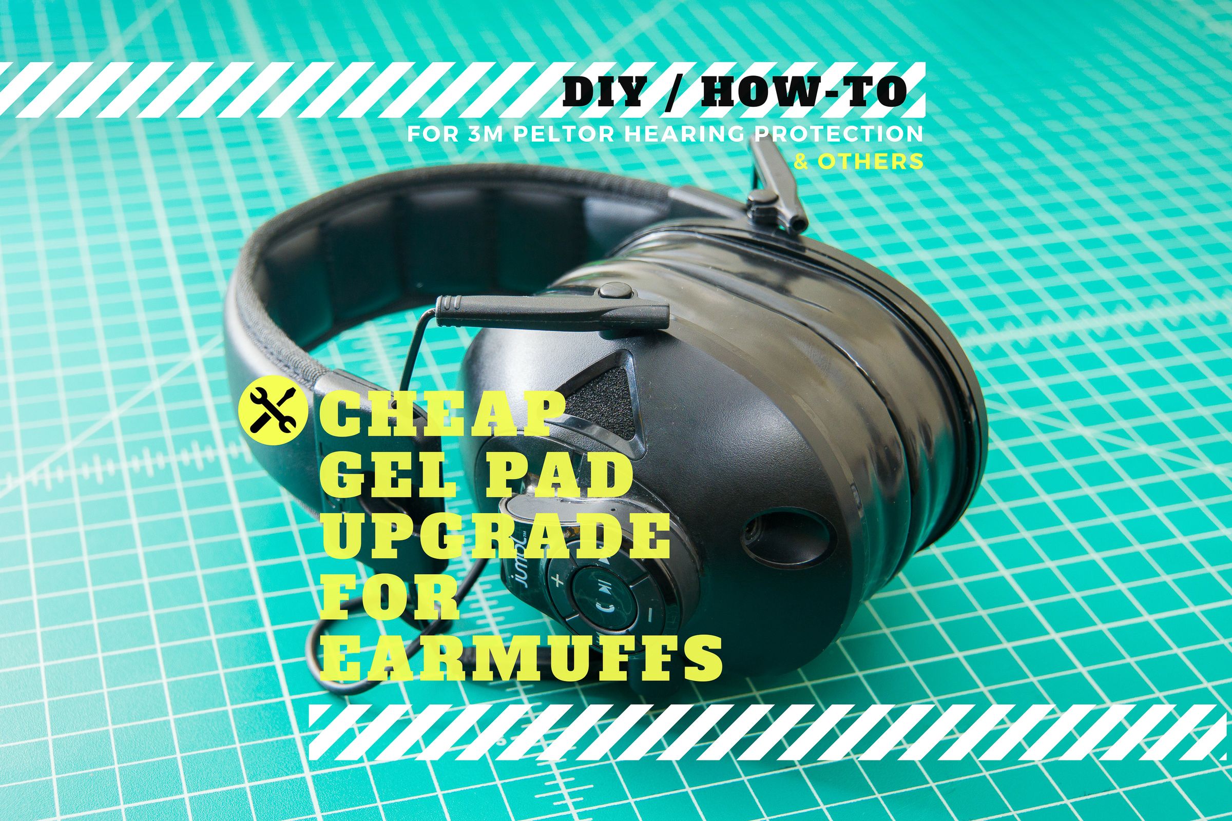 Budget Gel Pad Upgrade for Hearing Protection 9 Steps (with Pictures