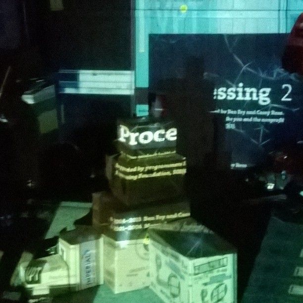 Projection Mapped Audio Visualization