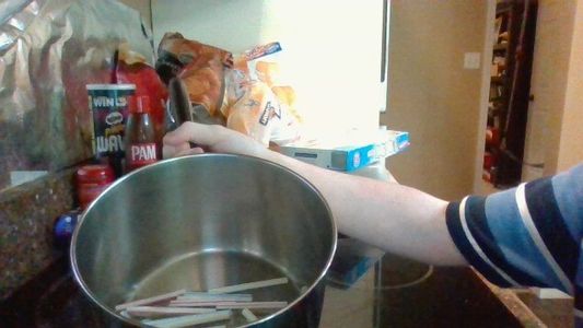 Fill a Pot With Water and Add Straws