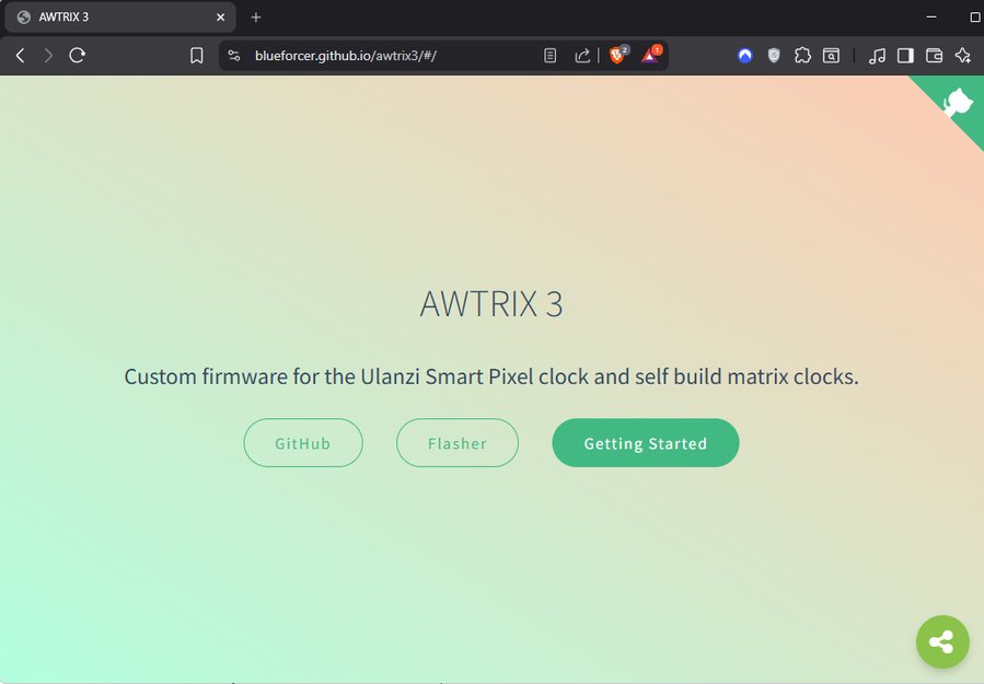 Flashing AWTRIX 3 on the ESP32