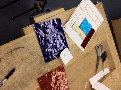 Cut Out All the Glass Pieces