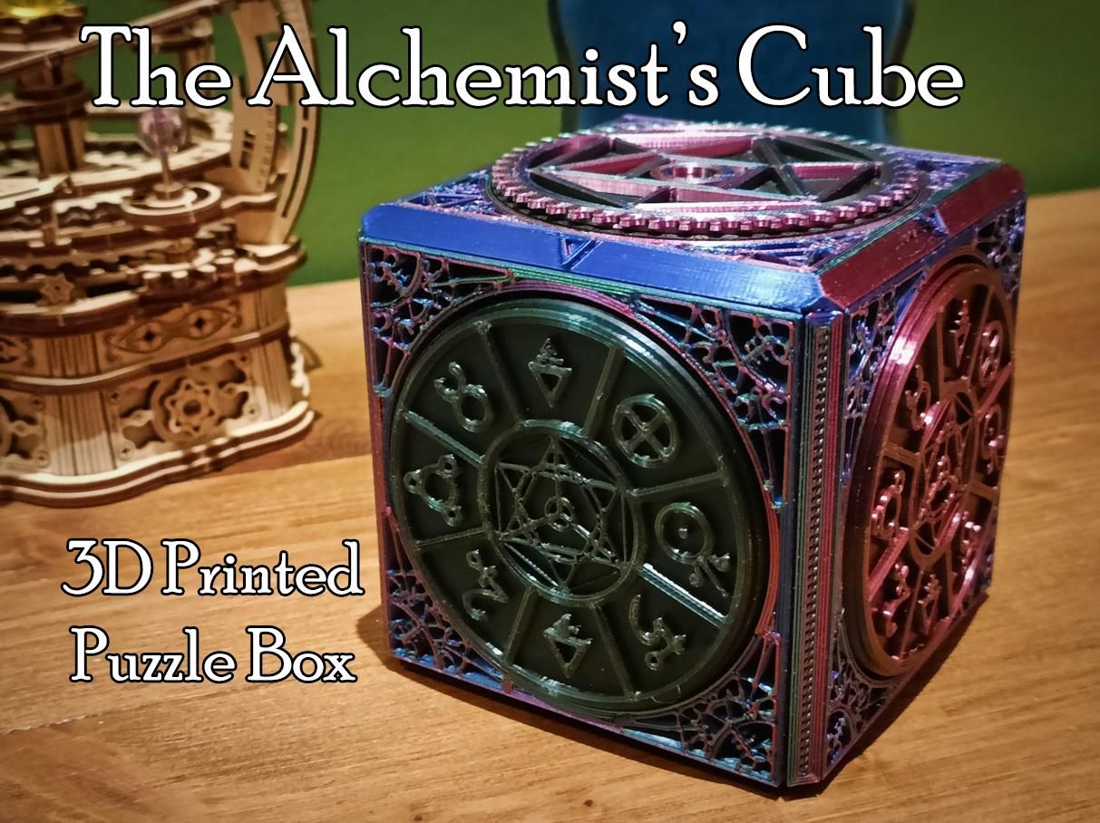 The Alchemist's Cube - a 3D Printed Puzzle Box : 4 Steps