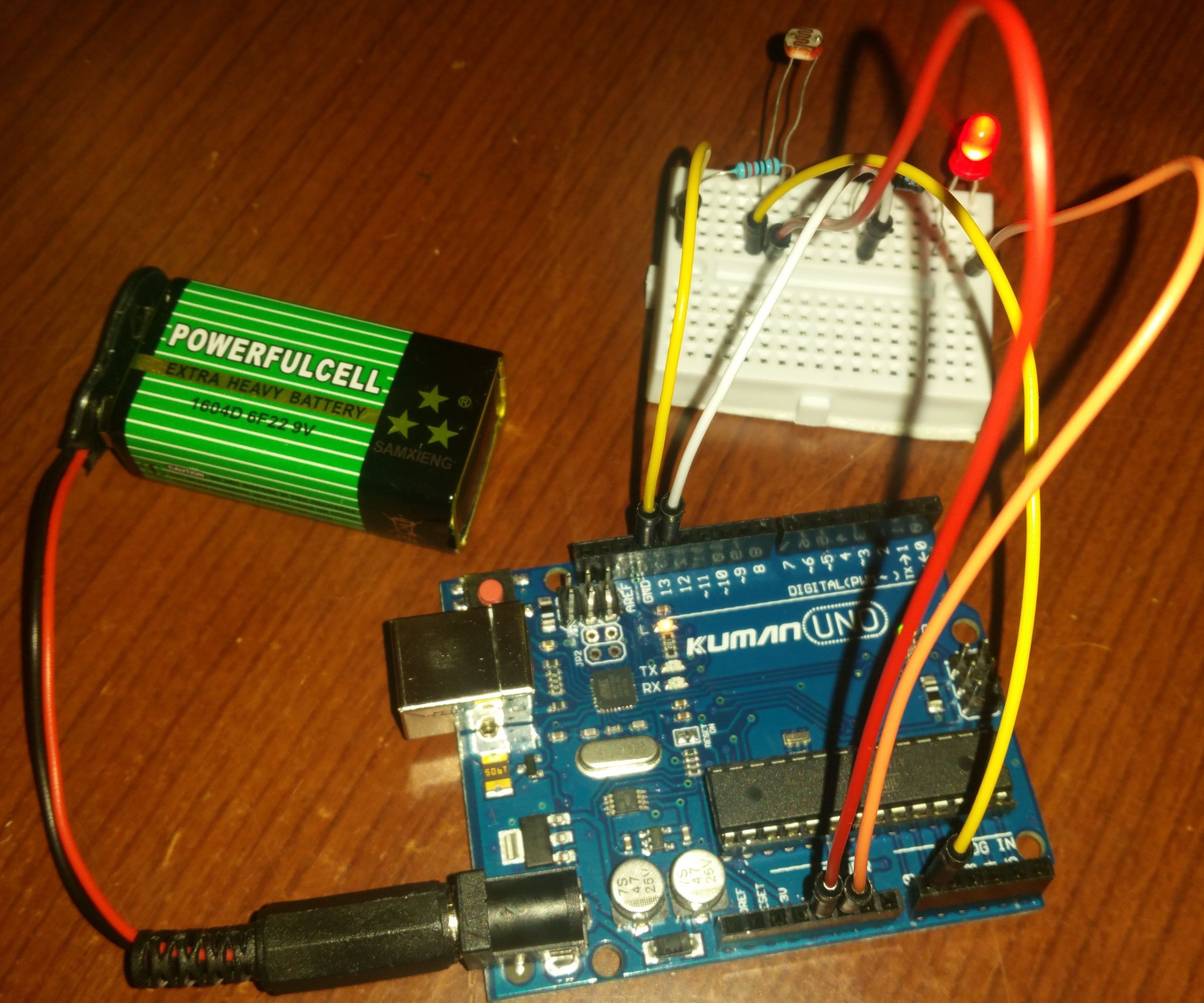 Arduino Light Detection Tutorial