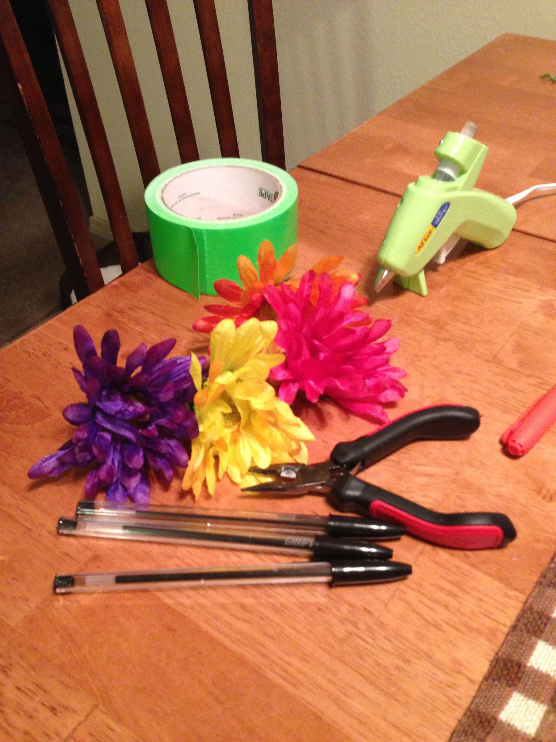 How to Make Flower Pens 7 Steps Instructables