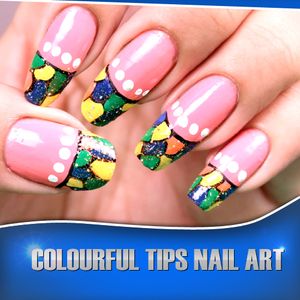 Colorful Tips Nail Art Design : 6 Steps - Instructables