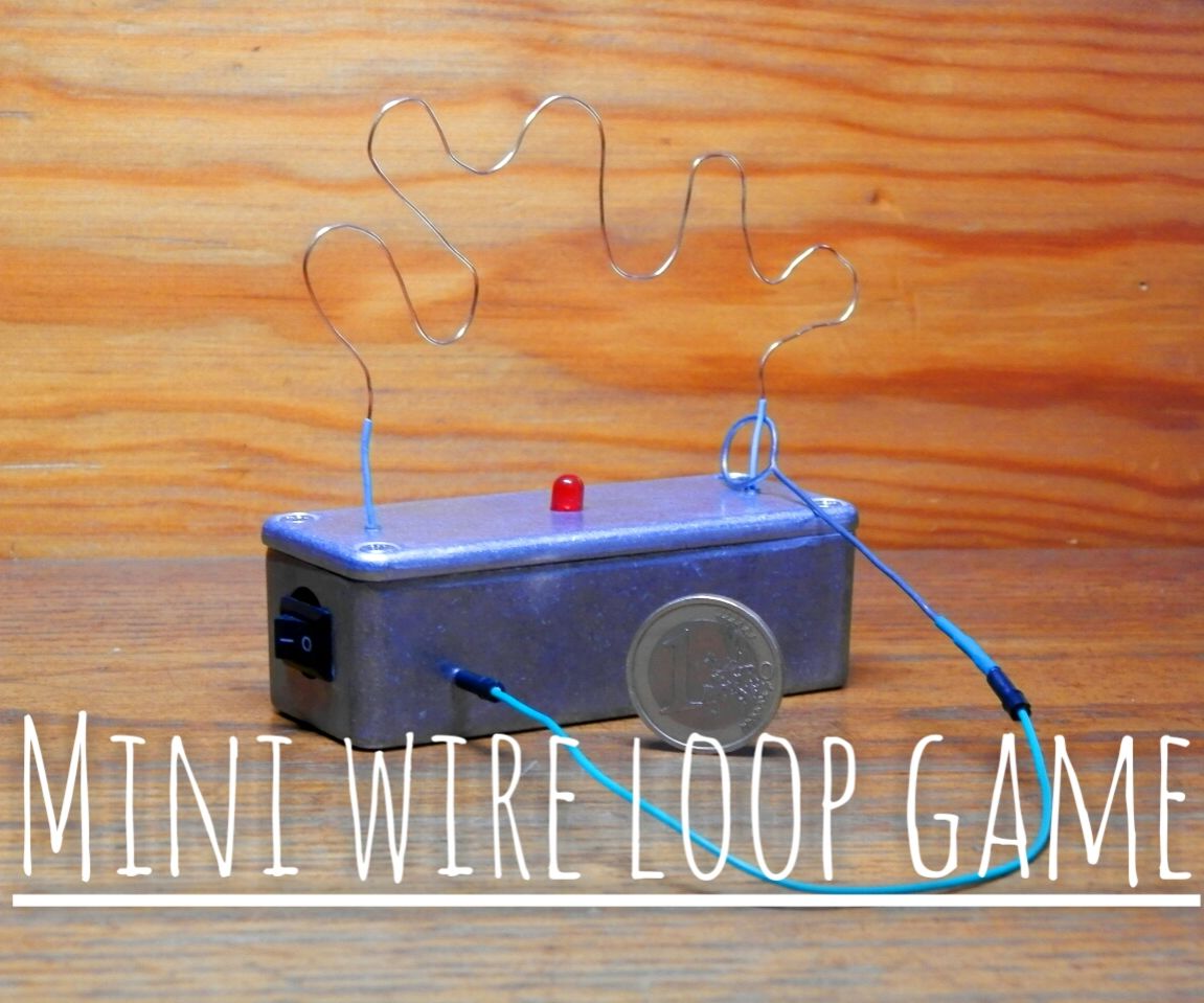 Pocket-sized Wire Loop Game