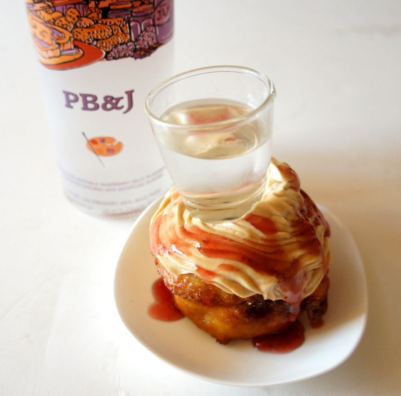 Deep Fried PB&J Shot Cupcakes