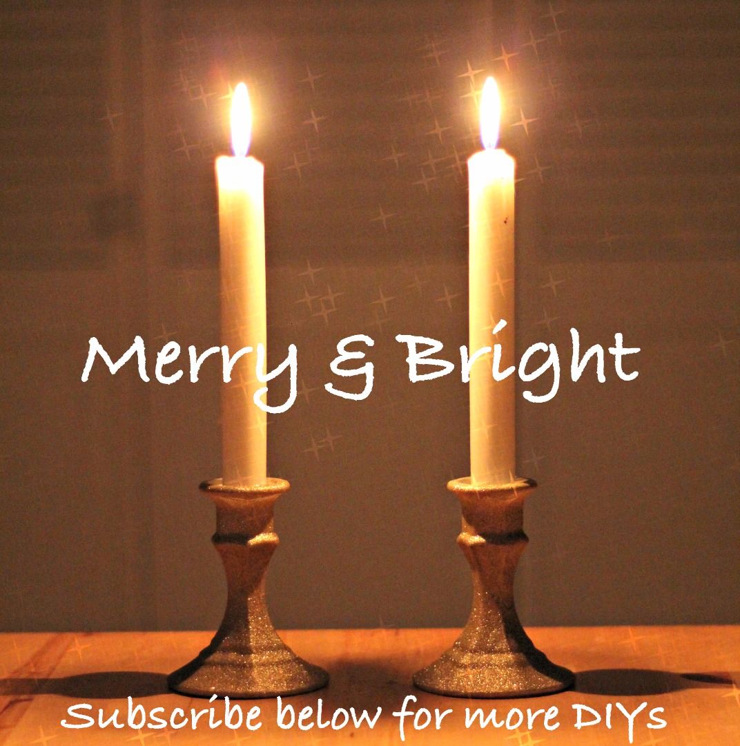 Glitter Candlesticks 5 Steps Instructables