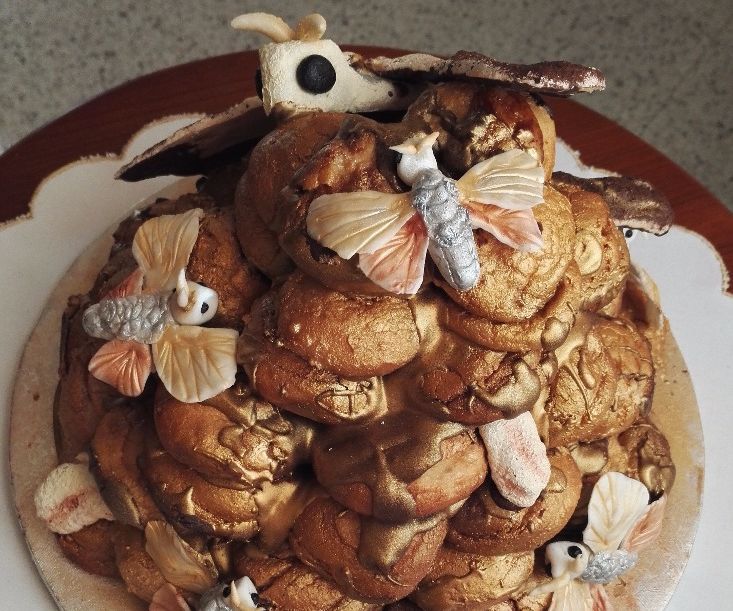 Moth Nest Croquembouche
