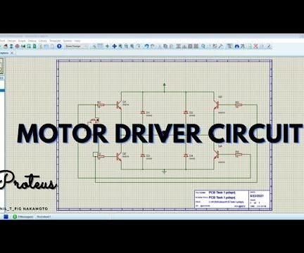 H-BRIDGE RECTIFIER CIRCUIT TO CONTROL THE DIRECTION OF DC MOTOR USING PROTEUS STIMULATION