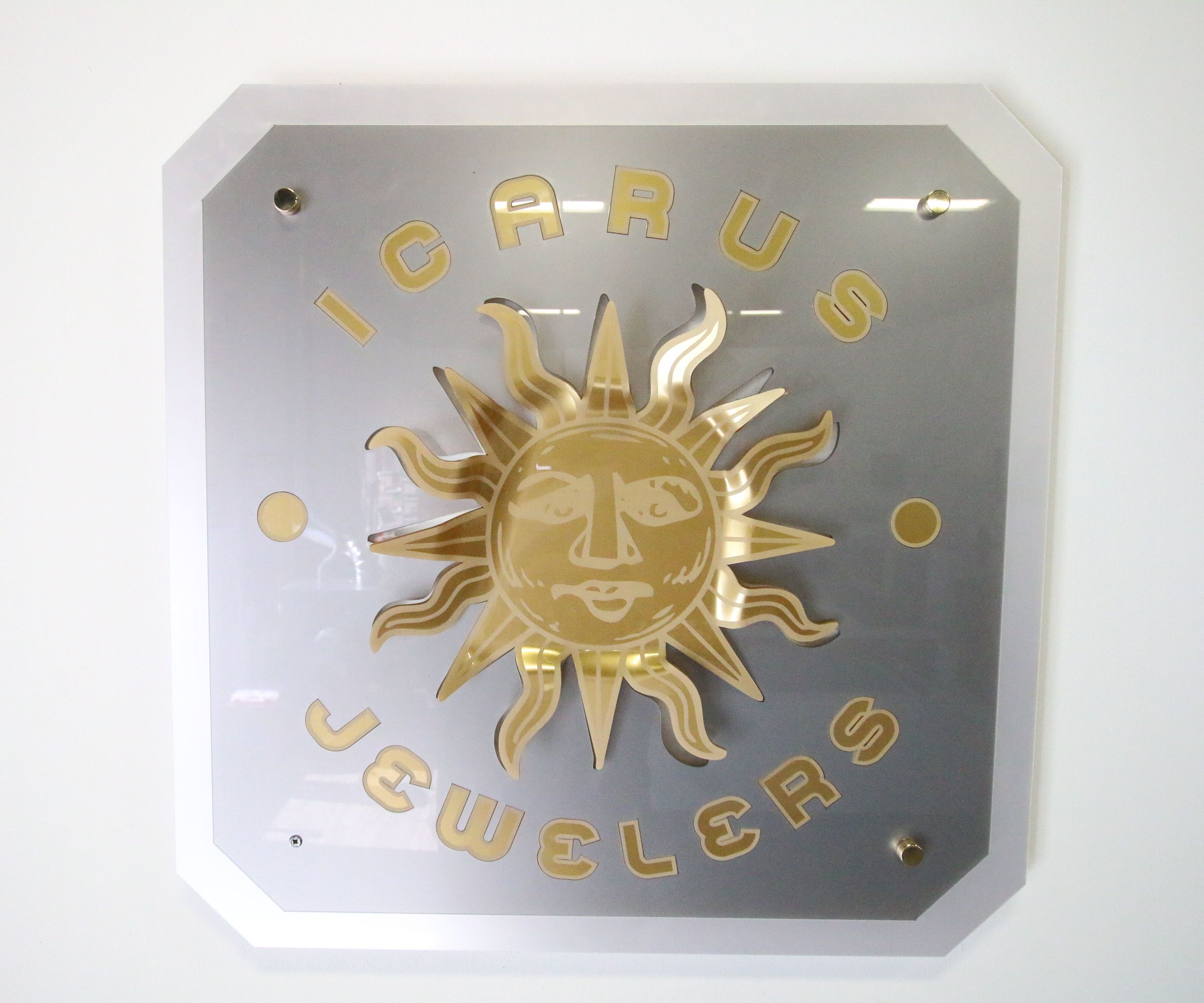 Laser Cut 3D Acrylic Jewelry Sign